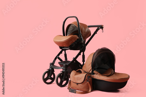 Modern baby stroller, infan...