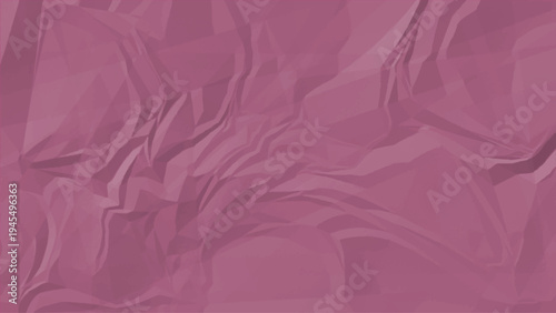 Pink Crumpled Paper Texture Background, Abstract Wrinkled Folded Paper Surface in Soft Rose Tone, Minimal Creative Backdrop for Poster, Packaging, Branding, Wallpaper and Graphic Design