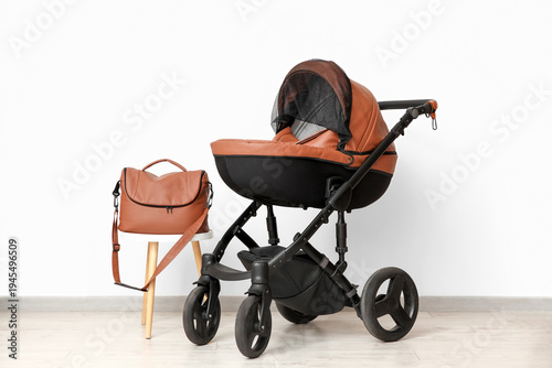 Modern baby stroller with h...