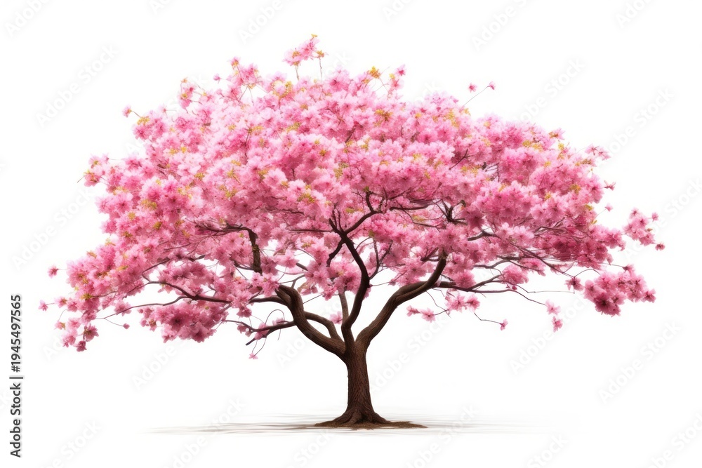 Fototapeta premium Blossom flower tree outdoors.