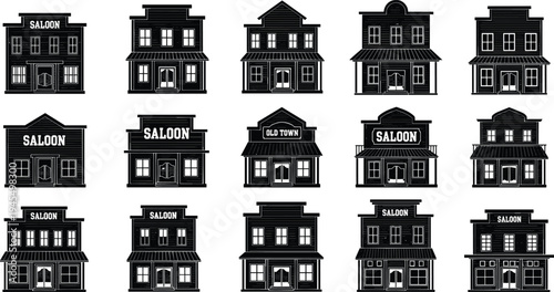 Duck silhouette collection, bird posture outline, wing spread figure design, standing waterfowl icon, avian nature illustration motif art