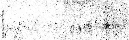 White Grunge Distress Texture Overlay with Black Dust Noise Scratches and Rough Dirty Abstract Background for Vintage Design Photo Overlay and Urban Poster Effect