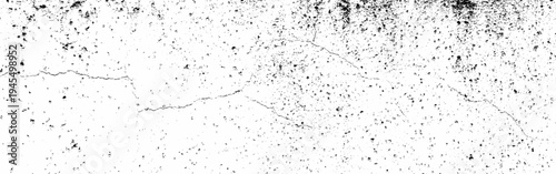 White Grunge Distress Texture Overlay with Black Dust Noise Scratches and Rough Dirty Abstract Background for Vintage Design Photo Overlay and Urban Poster Effect