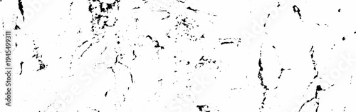 White Grunge Distress Texture Overlay with Black Dust Noise Scratches and Rough Dirty Abstract Background for Vintage Design Photo Overlay and Urban Poster Effect