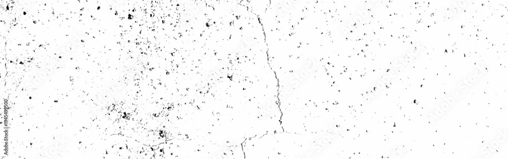 Obraz premium White Grunge Distress Texture Overlay with Black Dust Noise Scratches and Rough Dirty Abstract Background for Vintage Design Photo Overlay and Urban Poster Effect