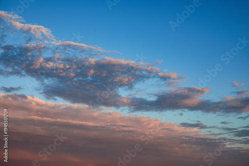 Beautiful view of blue sky ...