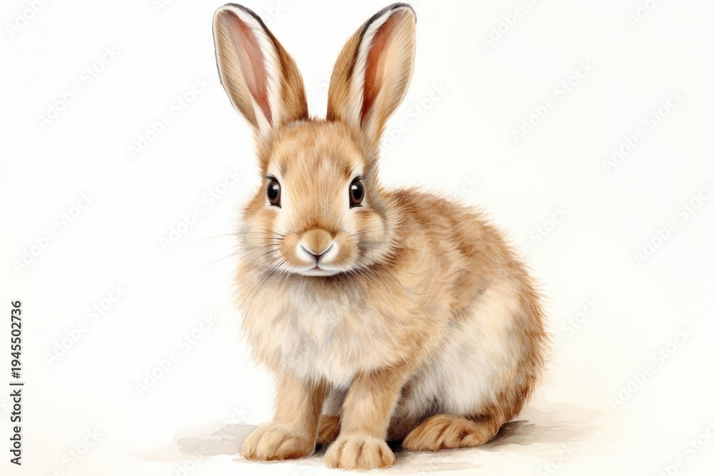 Obraz premium Rabbit drawing animal mammal.