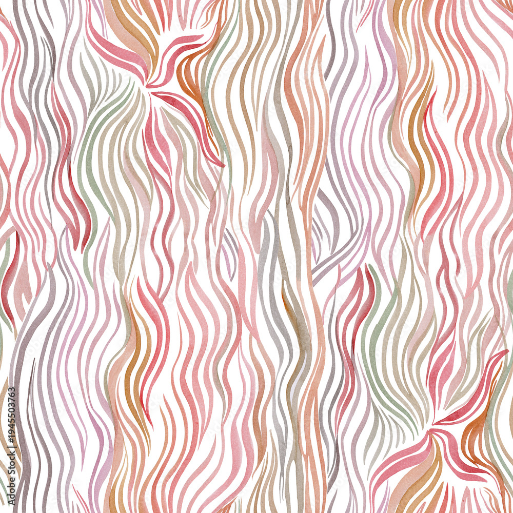 Obraz premium seamless pattern with red ribbons