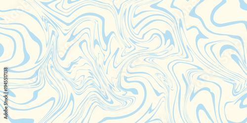 Background horizontal abstract with colorful waves Trendy vector illustration retro 60s, 70s style