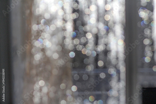 Bild auf Leinwand Blurred lights creating a soft and dreamy visual effect