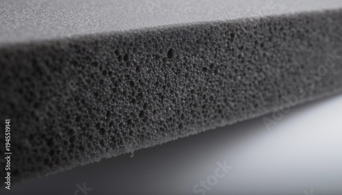 macro close-up of protective packaging foam with dense microcell structure, EVA foam