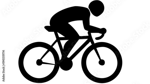 Cycling sport vector icon