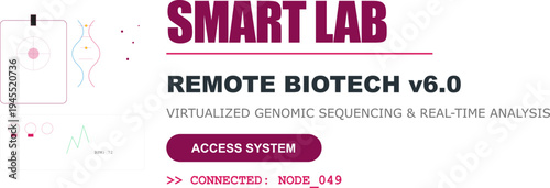 Smart Lab Remote Biotech v6.0: Virtualized Genomic Sequencing, Real-time Analysis, Healthcare Innovation and Medical Research.