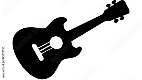 Guitar instrument vector icon