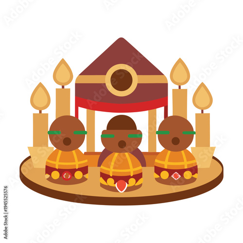 A vibrant ancient pagan festival filled with dancing, bonfires, and rituals celebrating nature, the changing seasons, and ancestral spirits under starry skies.
