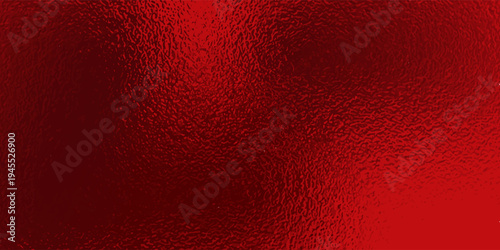 Vector red foil texture background. Abstract gradient bright and shiny light reflection rough texture surface. Vector illustration