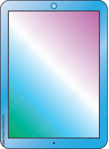 Border tablet pad poster