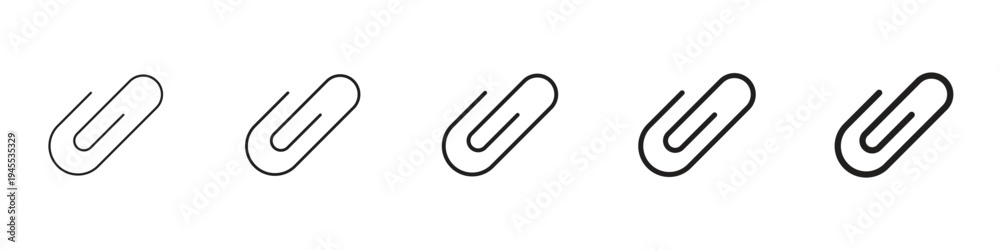 Obraz premium Paperclip icon