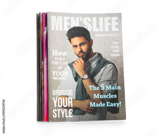Many different magazines is...