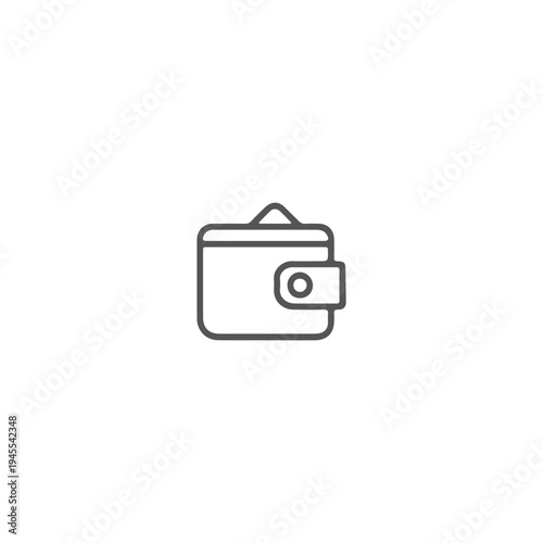 Wallet line icon. Payment, personal finance and money storage concept illustration