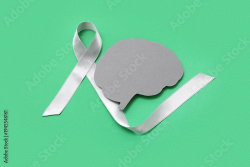 Paper brain with grey aware...