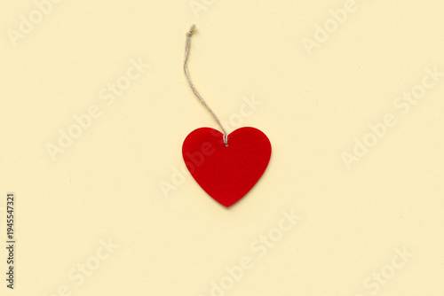 Heart shaped decoration wit...