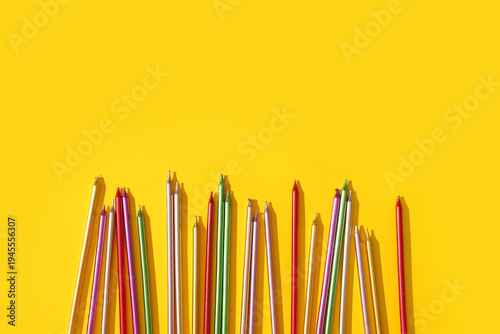 Many colorful Birthday cand...