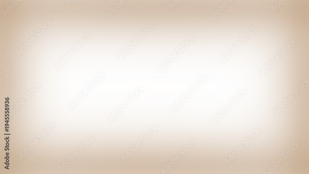 Fototapeta premium Gradient background with white center and beige edges transparent background
