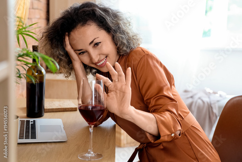 Beautiful middle-aged woman...