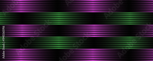 Neon Colored Banner with Stripes. ChatGpt Technology Background. Abstract Modern Digital Bg. Vector Illustration