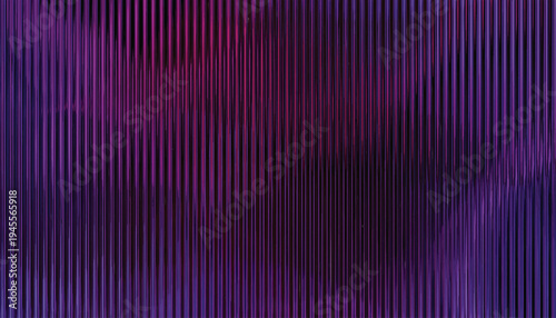 Futuristic corrugated wave texture with glowing magenta and violet gradients.