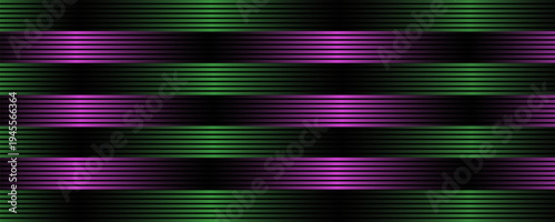Neon Colored Banner with Stripes. ChatGpt Technology Background. Abstract Modern Digital Bg. Vector Illustration