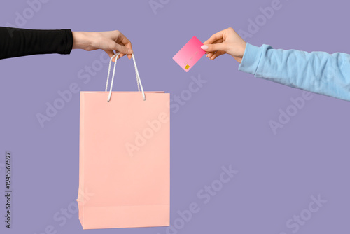 Female hands with shopping ...