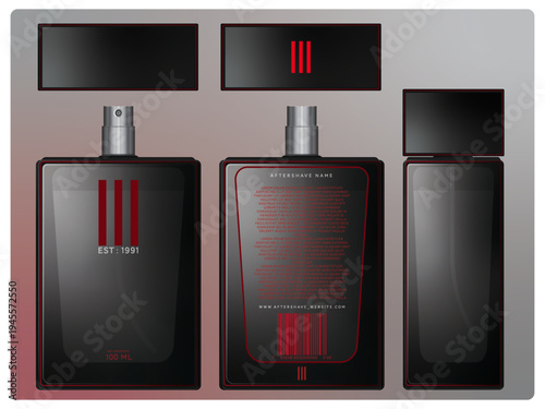 Aftershave / Perfume Vector