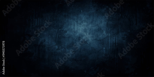 A textured, moody, and deep blue grunge-style background evoking feelings of mystery and artistic charm.