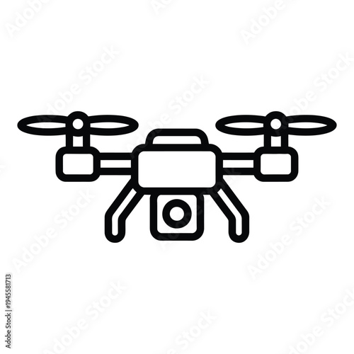 Black and white line icons of popular fast food items and refreshing drinks