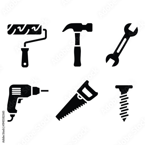 Collection of essential hand and power tools for home improvement and construction tasks