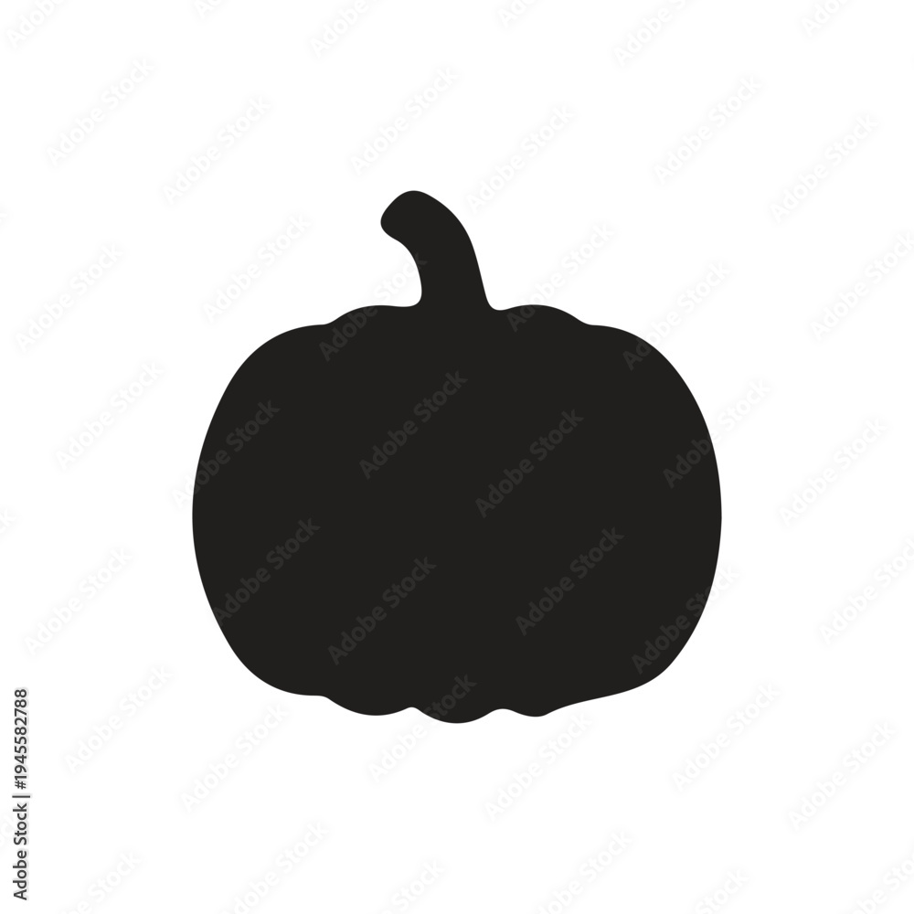 Fototapeta premium pumpkin on black
