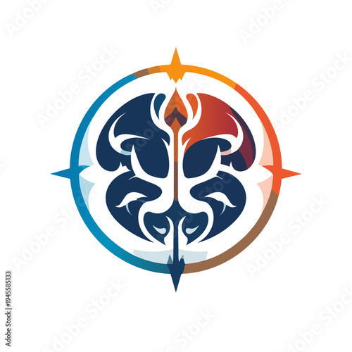 vector illustration of a burning candle white background