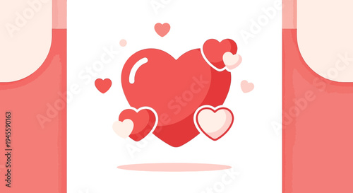 Red Hearts Collection - Love Symbol, Valentine's Day, Romance, Amour Icons