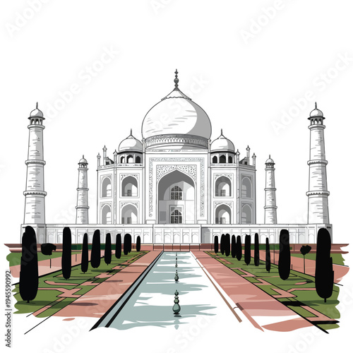 taj mahal in agra india