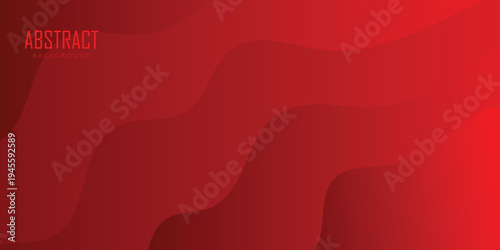 abstract creative red gradient layered background dynamic shapes vector illustration.