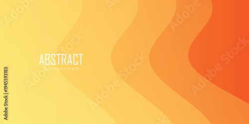 abstract orange gradient layered paper background vector illustration.