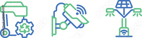 Integration of smart technology in logistics, agriculture, and renewable energy systems