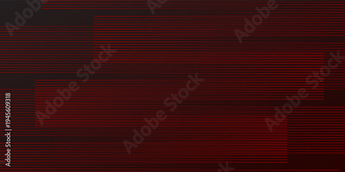 Red steel mesh background with red glowing lines with free space for design. Modern technology innovation simple design