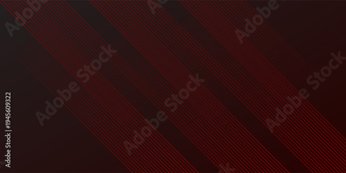 Red steel mesh background with red glowing lines with free space for design. Modern technology innovation simple