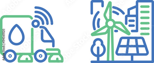 Smart technology integration for modern water management and renewable energy systems