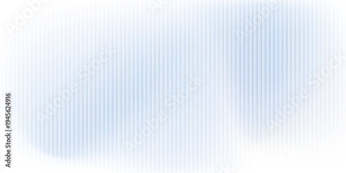 Soft glass ripple gradient in icy pale blue and lavender hues. Delicate reeded texture with frosted distortion effect and minimal vertical blur. Glass texture, vector illustration