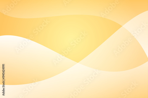 黄色 パステルカラー 抽象 曲線 グラデーション 背景 デザイン 素材