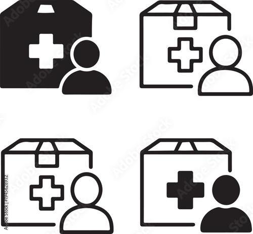 Isolated Humanitarian Aid Symbol Icon Design, Humanitarian Aid Symbol icon, Humanitarian Aid Symbol vector, global relief support concept, charity help awareness